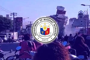 DMW monitoring OFWs in Japan after 6.0 magnitude earthquake