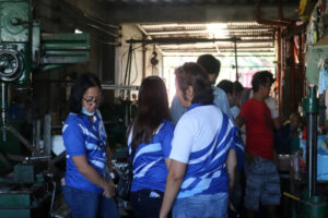 The SSS team personally visited one of the establishments as part of the quarterly RACE activity. (Photo: JMOR/PIA-10)