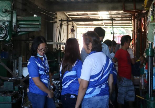 The SSS team personally visited one of the establishments as part of the quarterly RACE activity. (Photo: JMOR/PIA-10)