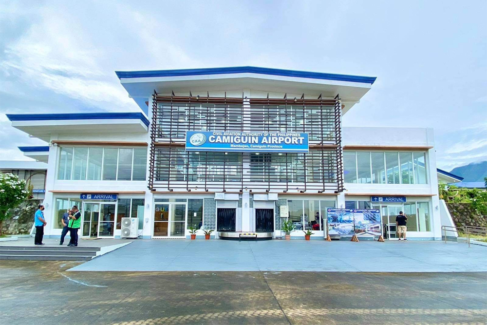 The Department of Transportation, the Civil Aviation Authority of the Philippines, and the provincial government of Camiguin led the inauguration of the completed development projects for the Camiguin Airport in northern Mindanao on October 22, 2021. (Photo courtesy of DOTr)