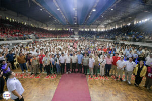 PBBM VISITS NORMIN. President Ferdinand R. Marcos Jr. (center) poses with Iligan City officials and beneficiaries of the Bagong Pilipinas Serbisyo Fair held at the gymnasium of the Mindanao State University Iligan Institute of Technology on Thursday (May 16, 2024). The visit of the President rolled in more than PHP168 million worth of assistance to several parts of the region. (Photo courtesy of Iligan CIO)