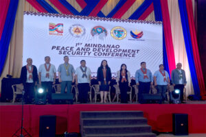 To address recent trends and emerging security concerns, the Mindanao Development Authority (MinDa) holds today in Zamboanga City the 1st Mindanao Peace and Development Security Conference. This serves as a venue for inter-disciplinary dialogues to fully understand the whole Mindanao peace and development security dynamics. (Photo: JMOR/PIA-10)