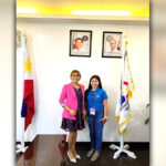 Department of Labor and Employment-10 Misamis Occidental Provincial Field Office Provincial Chief Ebba Borbon-Acosta (right) together with Sarah Mae H. Tago (left), a former Government Internship Program (GIP) beneficiary turned GIP program coordinator. (Photo courtesy of DOLE MOPFO)