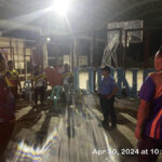 Personnel of Guinsiliban Municipal Police Station conducted Police Visibility together with the MDRRMC and BPAT at Barangay Liong, Guinsiliban, Camiguin on April 30 to monitor the situation of the barangay, prevent any occurrence of crime, and to also observe curfew hours. (Photo courtesy of PNP Camiguin)