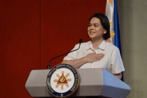 VP Sara salutes 'modern-day' heroes for hard work, dedication