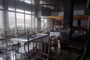 1. The damaged lobby of VIP Hotel, Cagayan de Oro City, June 23, 2024. Kay Buscaino/K5 News FM photo